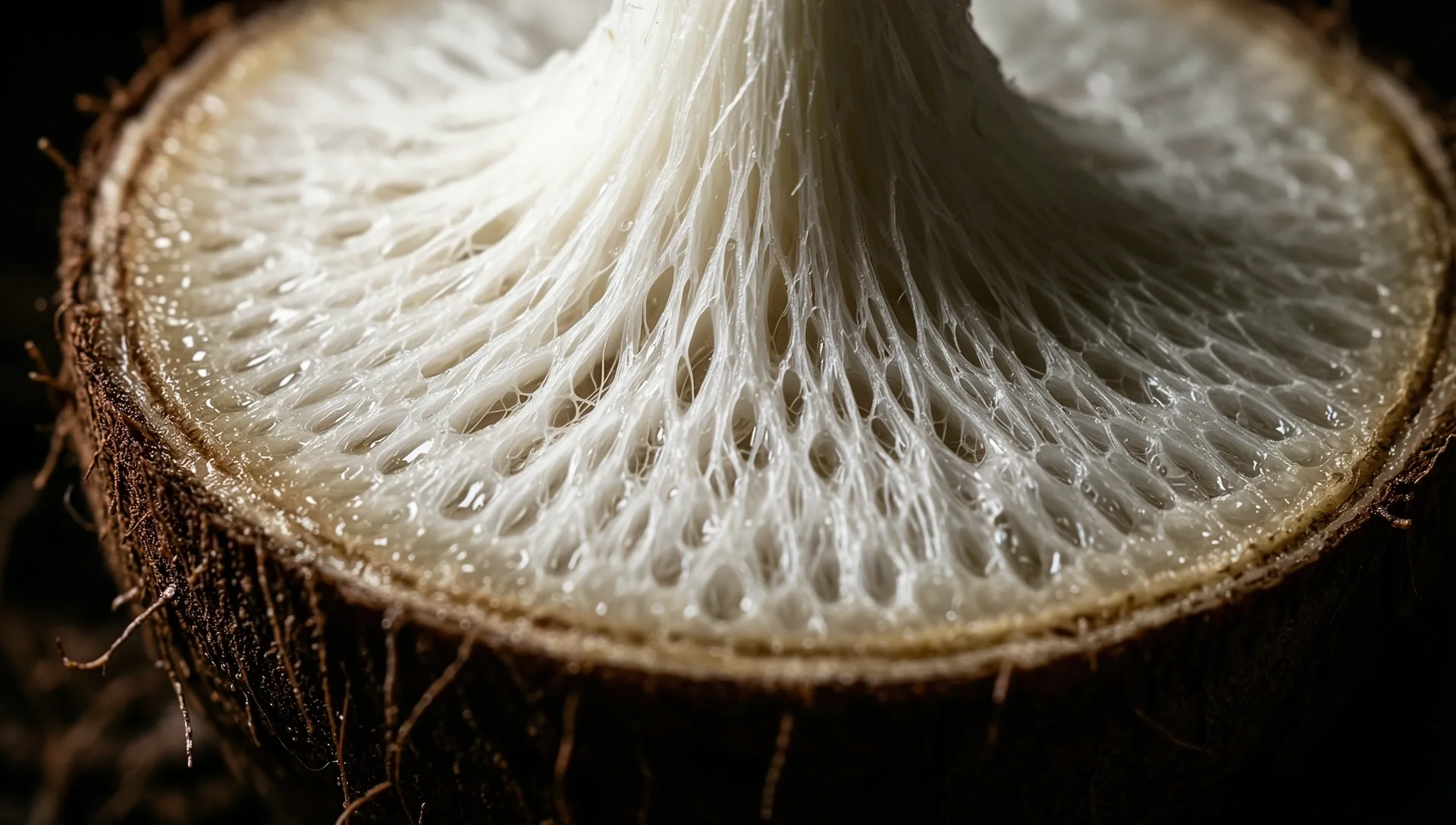 Textura macro de fibras vegetales colombianas